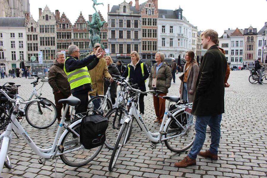 Antwerp: City Highlights Guided Bike Tour - Steen Castle and the edge of the old port