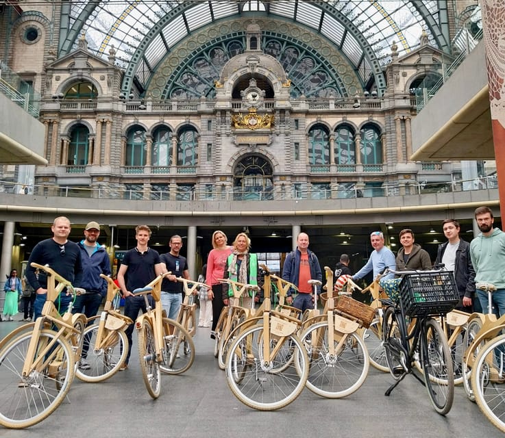 Antwerp: The Big 5 City Highlights by Wooden Bike - The Royal Museum area and the grand Central Station