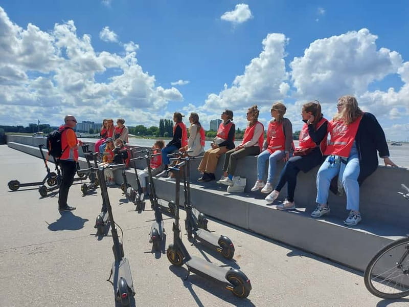 Antwerp: The Big Five City Highlights E-kickscooter Tour - The Scheldt riverbank