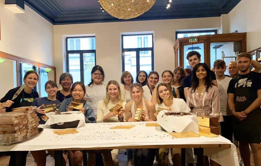 Bruges: Chocolate Truffle Making Class - Hot chocolate first, then the truffle work
