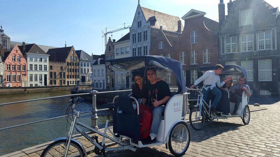 Bruges: Guided Rickshaw Tour - The two-hour ride reaches the quieter side of Bruges