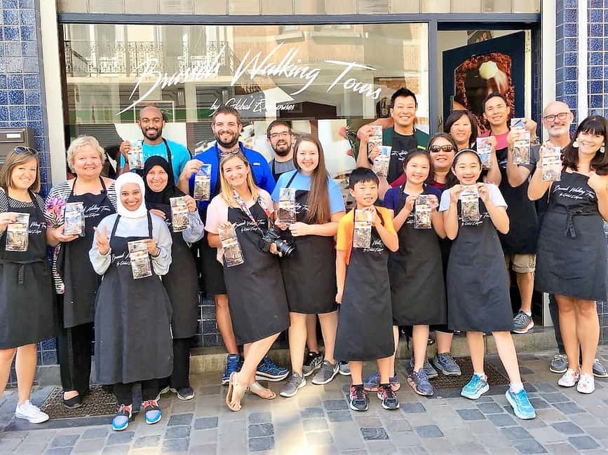 Brussels: Chocolate Workshop and Guided Walking Tour - Ten tastings from different chocolatiers