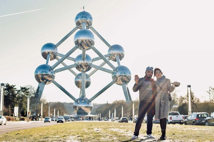 Brussels City Photoshoot With a Professional Photographer - Mont des Arts changes the mood