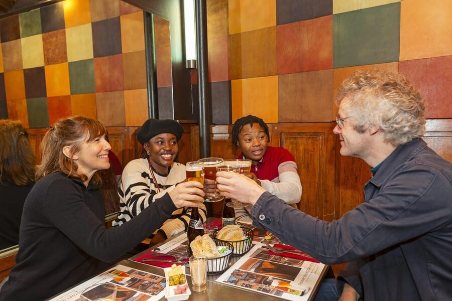 Brussels Food Tour: Main Dish, Beer, Waffle & Chocolate - Boulette, frites and the savory courses