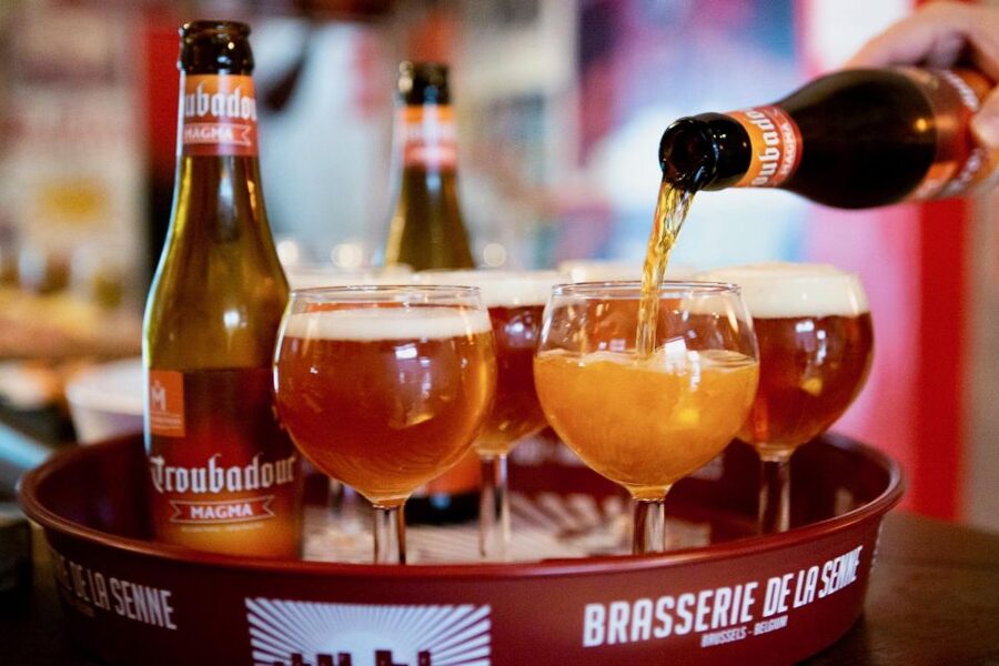 Brussels: Hungry Mary's Famous Beer and Chocolate Tour - Five Belgian beers, served with context