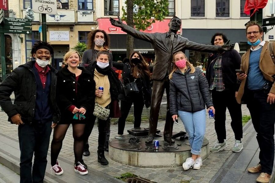 Brussels: Outdoor City Escape Game With Drinks - Following the app for about three kilometers