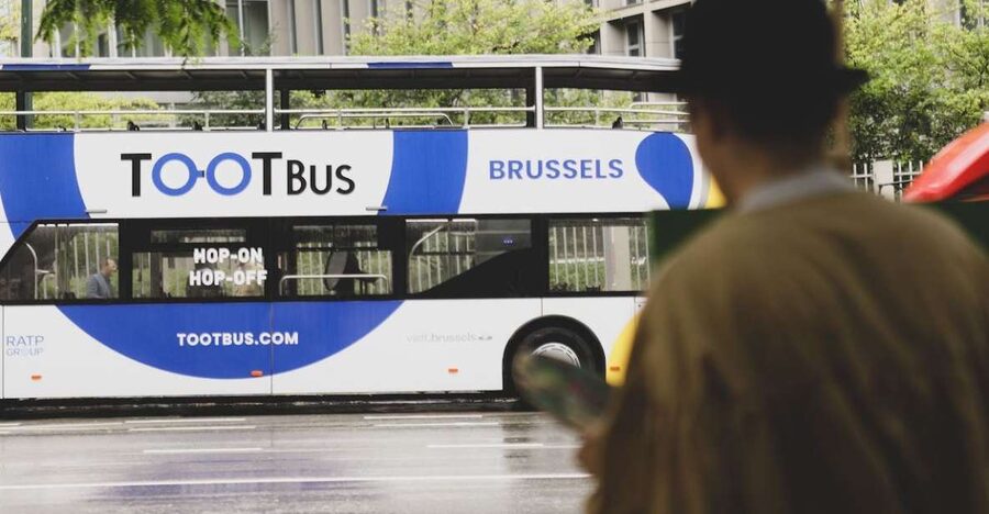 Brussels: Sightseeing Sunset Bus Tour - The Courthouse and Brussels’ grand scale
