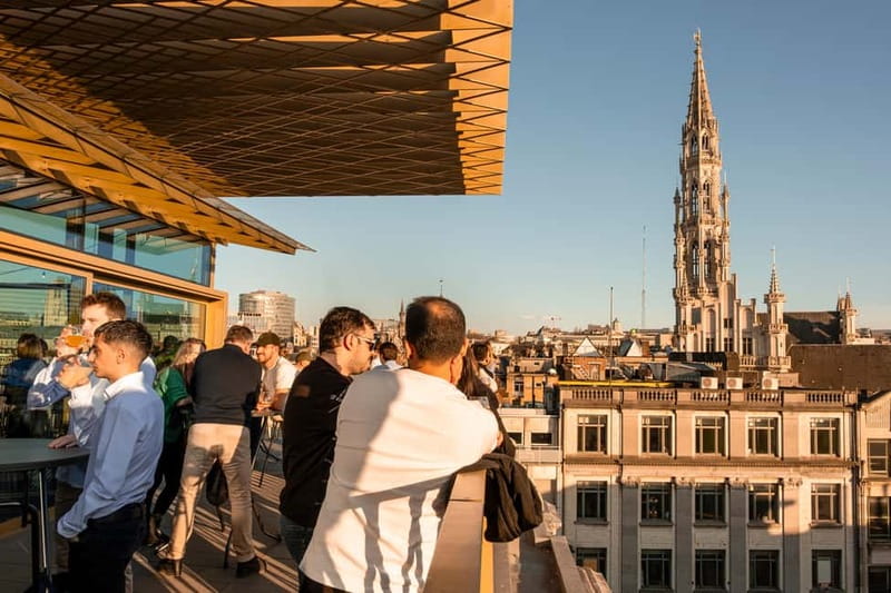 Brussels: The Belgian Beer World Experience & Beer Tasting - The Skybar is the highlight above the city