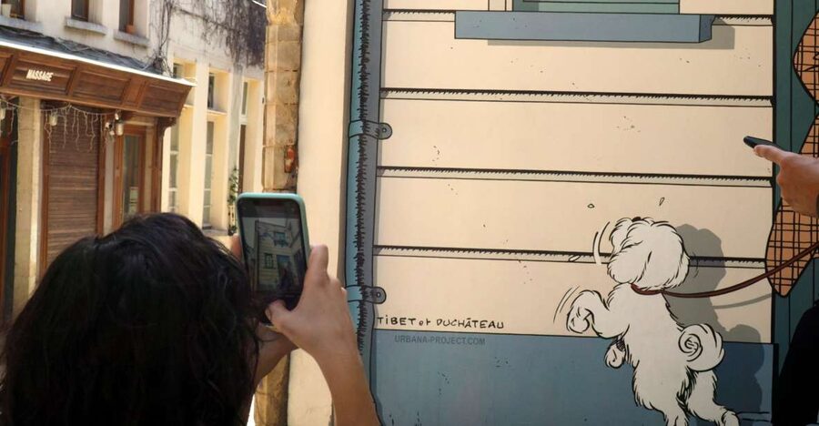Brussels: The comic book walls walking tour - Why Brussels tells its story in comic panels