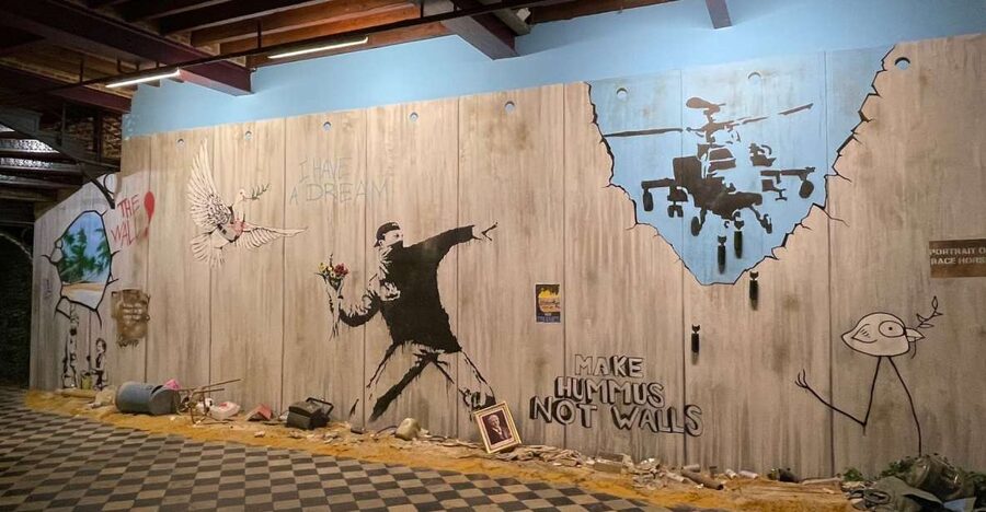 Brussels: The World of Banksy Museum Permanent Exhibition - Full-size murals and the value of seeing scale