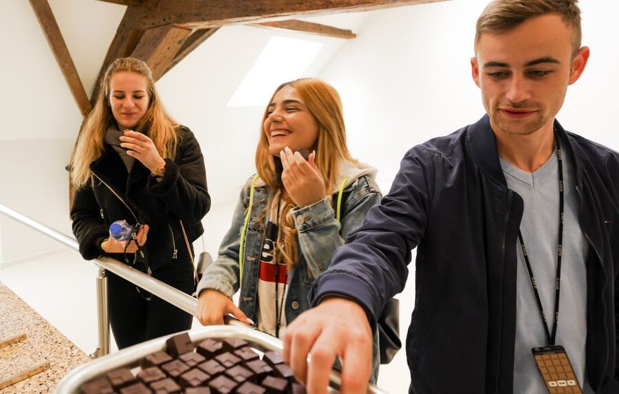 Choco-Story Brussels: Chocolate Museum Entrance with Tasting - Interactive displays that help children keep going