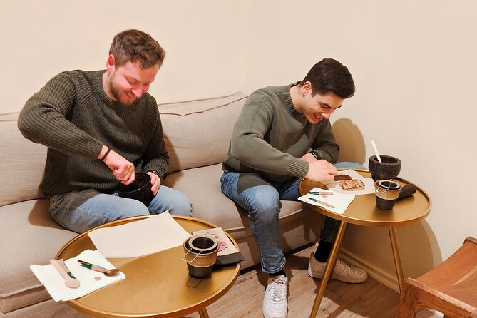 Chocolate history workshop Ghent - A small group makes the history easier to follow