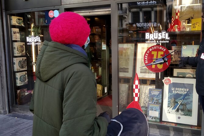Comic Book Tour in Brussels - Entering the Tintin shop without a museum visit