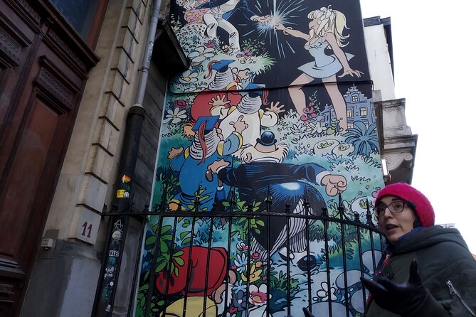 Comic Book Tour in Brussels - Starting on Boulevard Anspach
