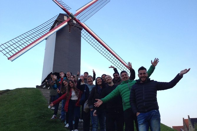 Evening Tour: The Dark Side of Bruges - The old exchange near Choco-Story