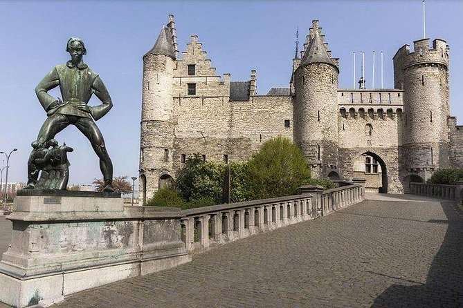 Excursion to Antwerp and Ghent by bus from Brussels with stop at the Atomium - Churches, guild houses, and Korenmarkt