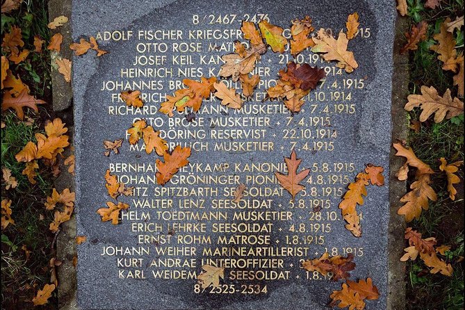 Flanders Fields Remembrance Tour from Bruges - Hill 60 and Passchendaele