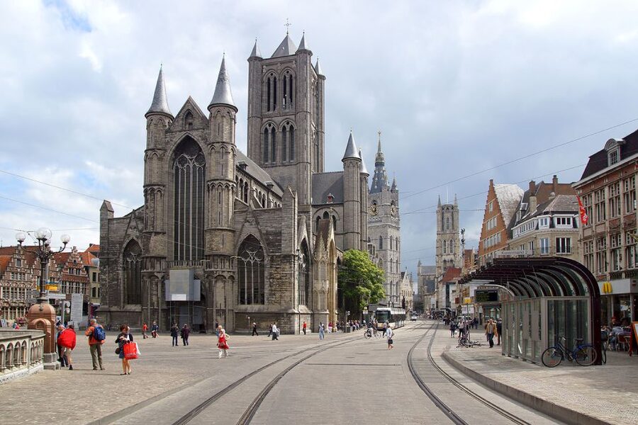 From Brussels: Full-Day Antwerp and Ghent Guided Tour - Antwerp begins at the medieval riverfront