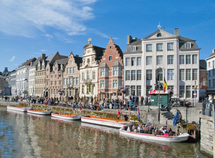 Ghent: 40 Minute Medieval Center Guided Boat Tour - Comfort, weather, and the pace of the ride