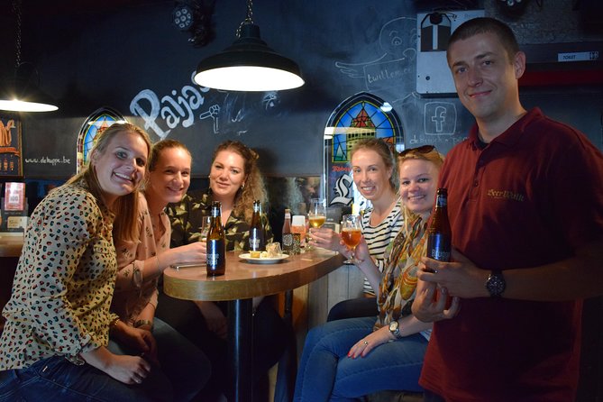 Ghent Beer Guided Walking Tour - A garden terrace at Huis van Alijn
