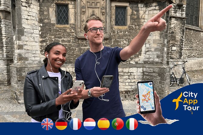 Ghent: City Walk with Audio Guide in 7 Languages on your Phone - How the phone guide works