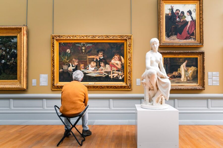 Ghent: Museum of Fine Arts Entry Ticket - The Ghent Altarpiece restoration behind glass