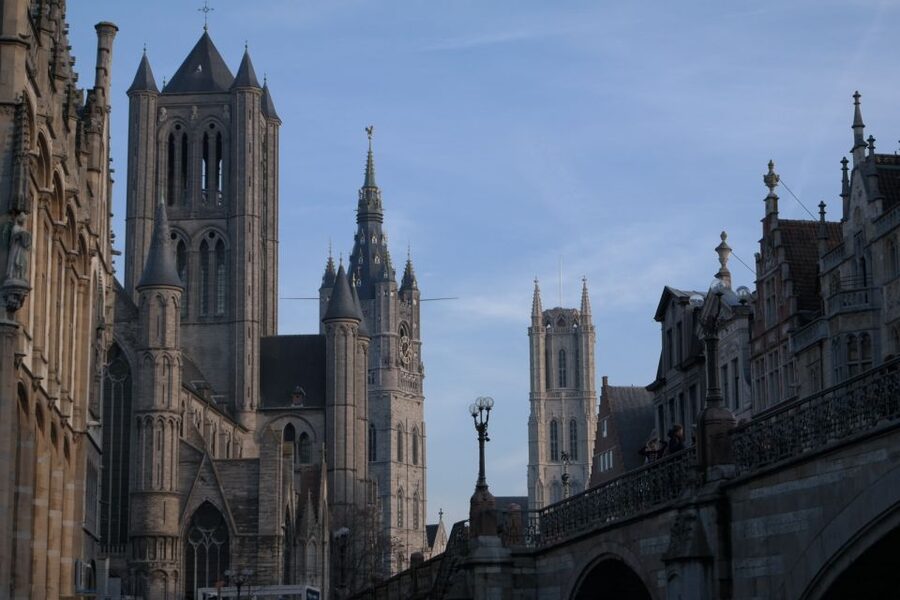 Ghent: Walking Tour from Friday Market to the Cathedral - The European Parliament, Commission, and Council buildings