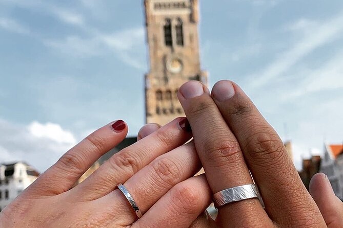Handcraft your own silver ring in Bruges - Soldering the ends into a ring