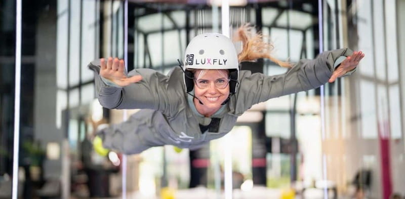 Luxembourg : Indoor Skydiving - LUXFLY’s 35-meter flight tunnel near Luxembourg