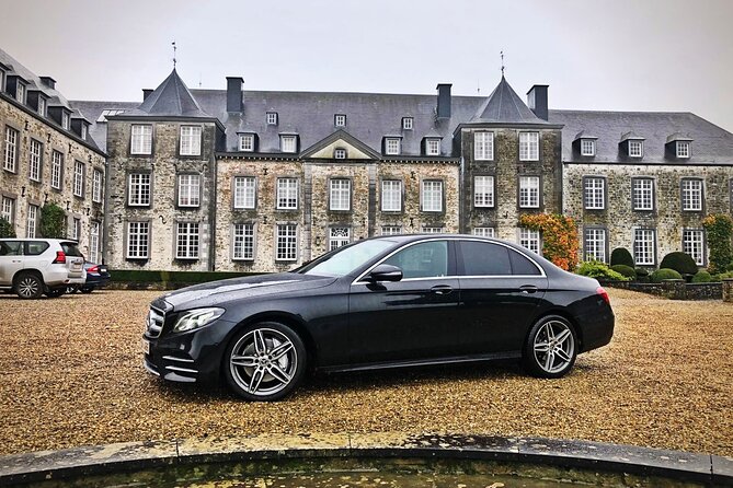 Transfer Brussels Airport --> City MB E Class 1-3 PAX (ONE WAY) - The ride from Zaventem to Brussels city center