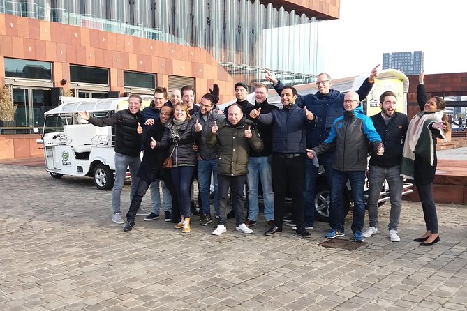 TukTuk Tour through historic Antwerp 2.5h - Plantin-Moretus and the Friday Market