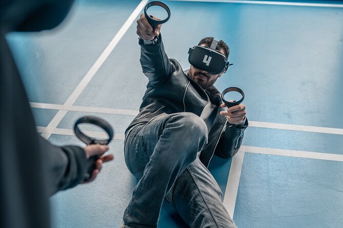 Virtual reality adventure in Brussels in Virtual Zone - Why the free-roaming floor matters
