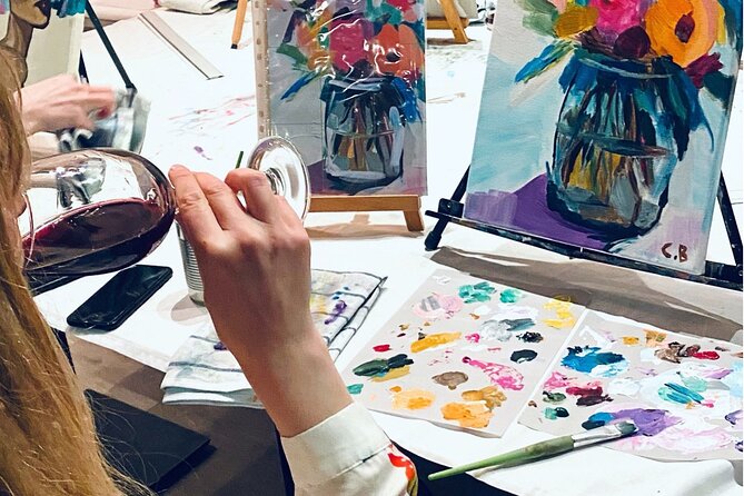 Wine and Painting Workshop Experience in Brussels - Starting at Rue de Flandre 94 in Brussels
